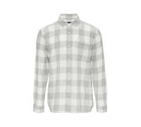 QS Chemise gris / blanc, Taille L