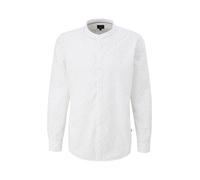 QS Chemise gris clair / blanc, Taille M