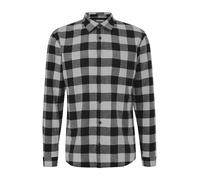 QS Chemise gris / gris clair / noir, Taille XL