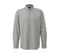QS Chemise olive / blanc, Taille L