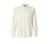 QS Chemise sable / blanc, Taille S