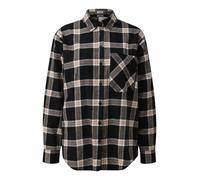 QS Chemisier beige clair / rouge chiné / noir, Taille L