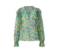 QS Chemisier bleu ciel / jaune / vert / orange, Taille XXS