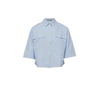 QS Chemisier bleu clair / blanc, Taille 7XL