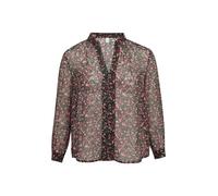 QS Chemisier citron vert / magenta / noir / blanc, Taille 6XL