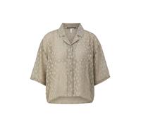 QS Chemisier kaki / blanc, Taille XXL