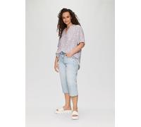QS Chemisier lilas / blanc, Taille XXL
