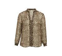 QS Chemisier marron / noir, Taille 6XL