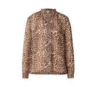 QS Chemisier marron / noir, Taille XXS