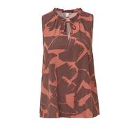 QS Chemisier marron / saumon, Taille XXS-XS