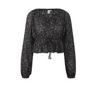 QS Chemisier menthe / vert foncé / rose / noir, Taille M