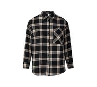 QS Chemisier orange clair / noir / blanc naturel, Taille 5XL