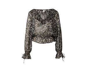 QS Chemisier pueblo / noir / blanc cassé, Taille S