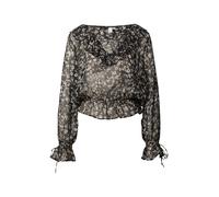 QS Chemisier pueblo / noir / blanc cassé, Taille XS-S