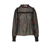 QS Chemisier rouge / noir, Taille M