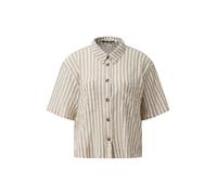 QS Chemisier sable / marron chiné, Taille L