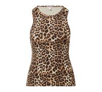 QS Haut beige / marron / noir, Taille 6XL