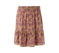 QS Jupe beige clair / cappuccino / violet / aubergine, Taille 36