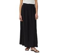 QS Jupe Longue en Viscose, Noir, 40