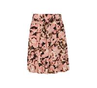 QS Jupe marron / saumon / noir / blanc, Taille 32