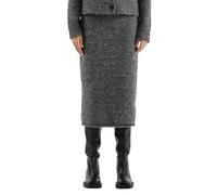 QS Jupe midi en Tricot pour Femme 2174478, 99W0_Gris, 34