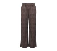 QS Pantalon à pince marron chiné, Taille 42