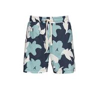 QS Pantalon bleu marine / bleu cyan / blanc, Taille 35-36