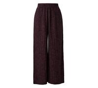 QS Pantalon lilas / noir, Taille 42