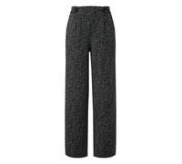 QS Pantalon noir / blanc, Taille 44