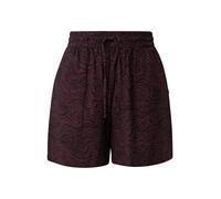 QS Pantalon violet foncé / noir, Taille 44