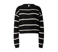 QS Pull-over noir / blanc, Taille XL