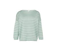 QS Pull-over vert clair / blanc, Taille L