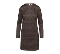 QS Robe marron / rouge / noir, Taille 36