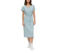 QS Robe pour Femme avec Ceinture à Nouer, Turquoise 6103, XS