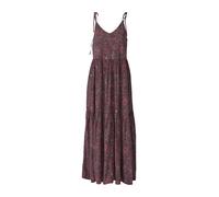 QS Robe vert clair / mauve / orange / noir, Taille 34