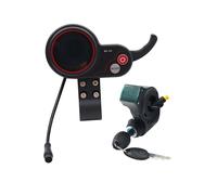 QS-S4 36V-60V ÉCran LCD AccéLéRateur au Pouce e Verrouillage D'Allumage 3PIN pour Zero 8 9 10 8X 10X Scooter ÉLectrique Affichage 6PIN