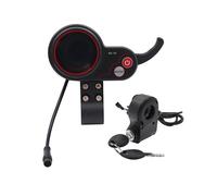 QS-S4 36V-60V ÉCran LCD AccéLéRateur au Pouce e Verrouillage D'Allumage pour Zero 8 9 10 8X 10X Scooter éLectrique 6PIN Display