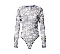 QS Shirtbody beige / bleu roi / gris foncé / blanc, Taille M