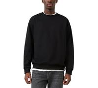 QS Sweat-Shirt avec Logo brodé, Noir, XXL