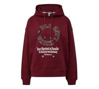 QS Sweat-shirt bordeaux / noir / blanc, Taille L