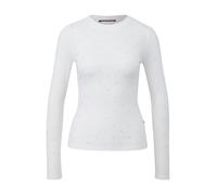 QS T-shirt argent / blanc, Taille L