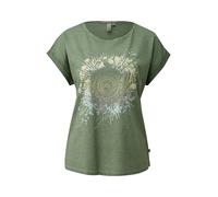 QS T-shirt bleu clair / jaune / vert clair, Taille L
