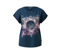 QS T-shirt bleu cyan / violet / rose, Taille XL