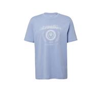 QS T-Shirt bleu-gris / blanc cassé, Taille XXL