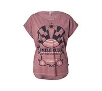 QS T-shirt cyclamen / pêche / rouge clair / noir, Taille L