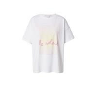 QS T-shirt jaune clair / orange pastel / rose ancienne / blanc, Taille S