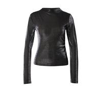 QS T-shirt noir / argent, Taille XXL