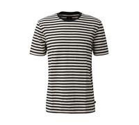 QS T-Shirt noir / blanc, Taille XS