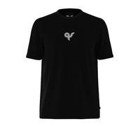 QS T-Shirt orange / noir / blanc, Taille XL