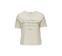 QS T-shirt sable / kiwi, Taille L